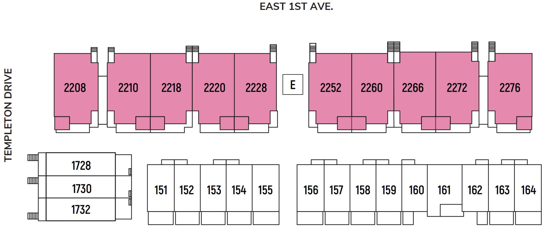 Unit location within the building
