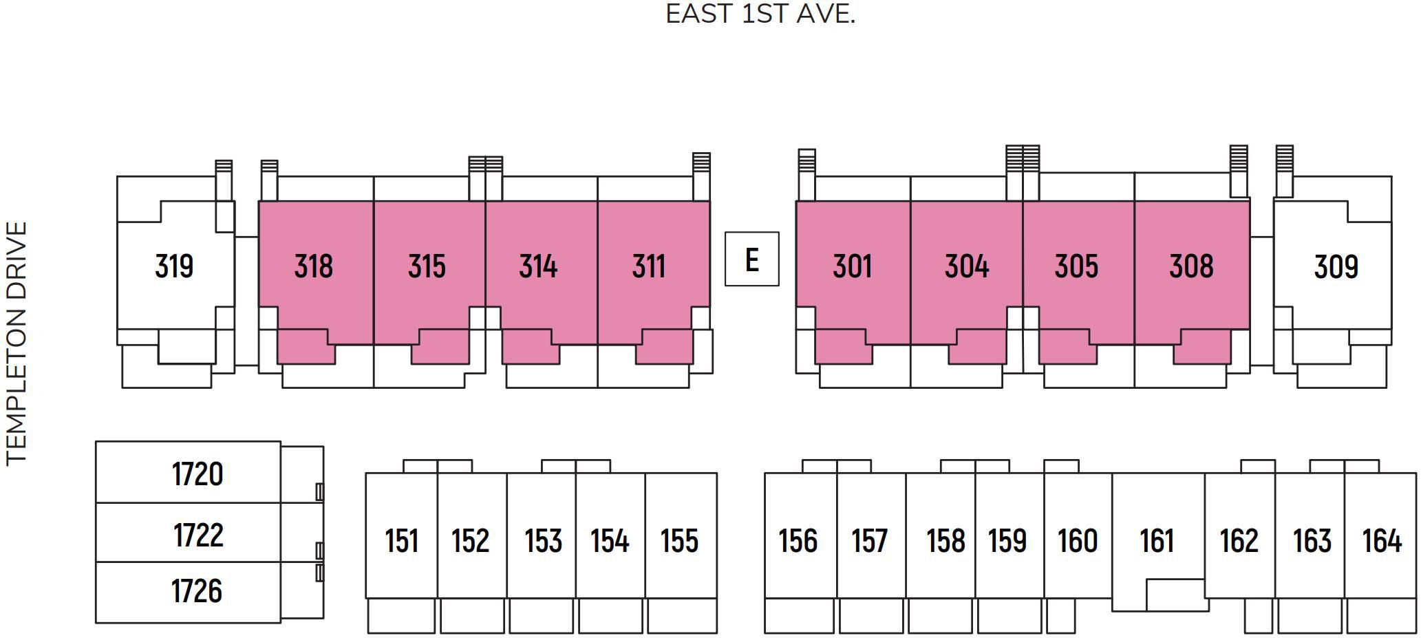 Unit location within the building