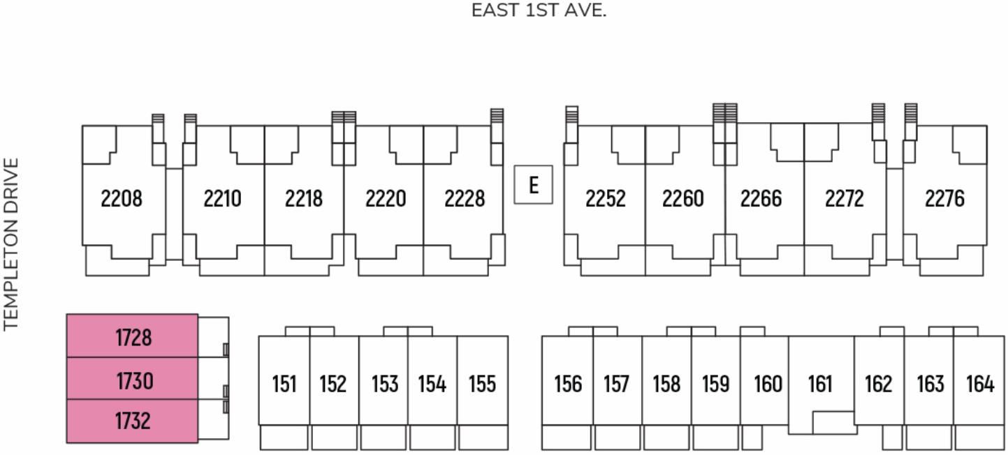 Unit location within the building